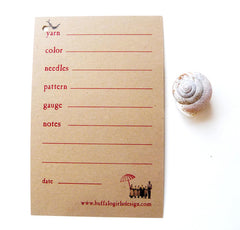 knitting swatch gauge card knitters funny